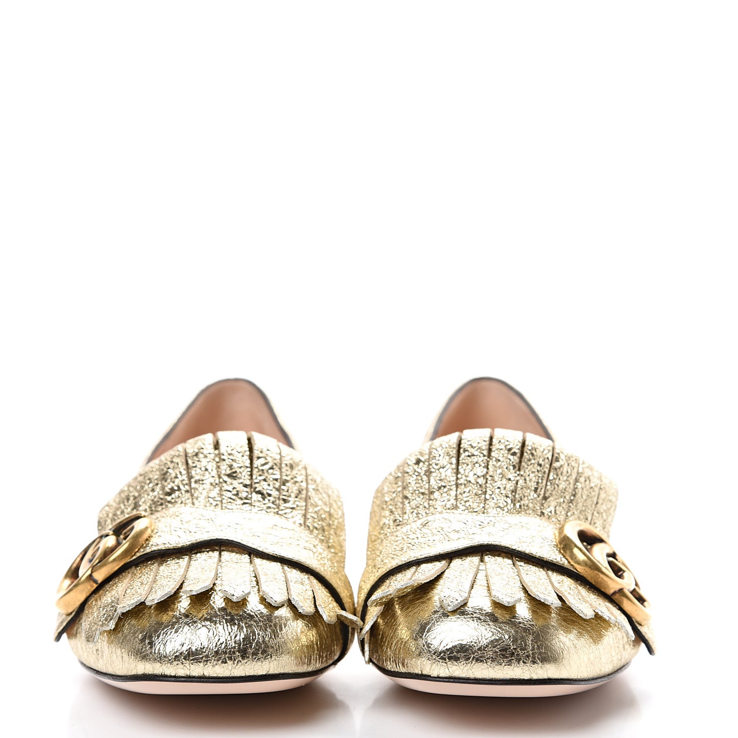 Galassia GG Marmont Fringe Flats 38 Platino