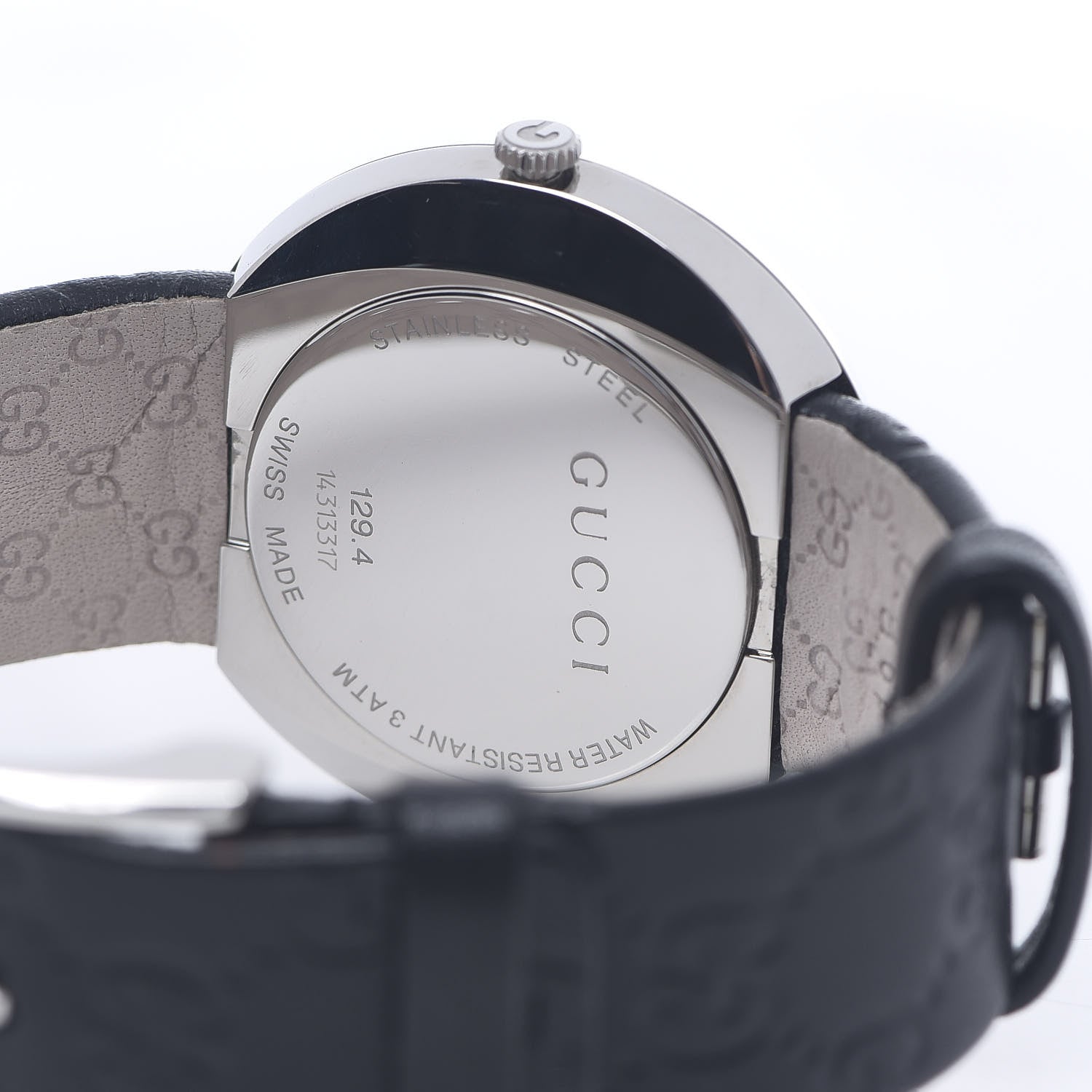 Gucci Stainless Steel Calfskin 36mm U-Play Quartz Watch 4 of 5