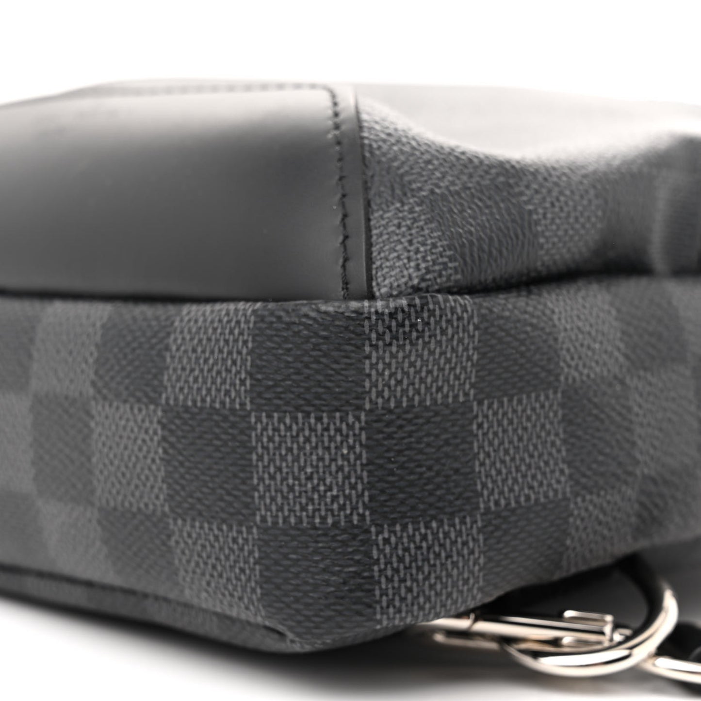 Damier Infini Avenue Sling Bag Onyx Silver