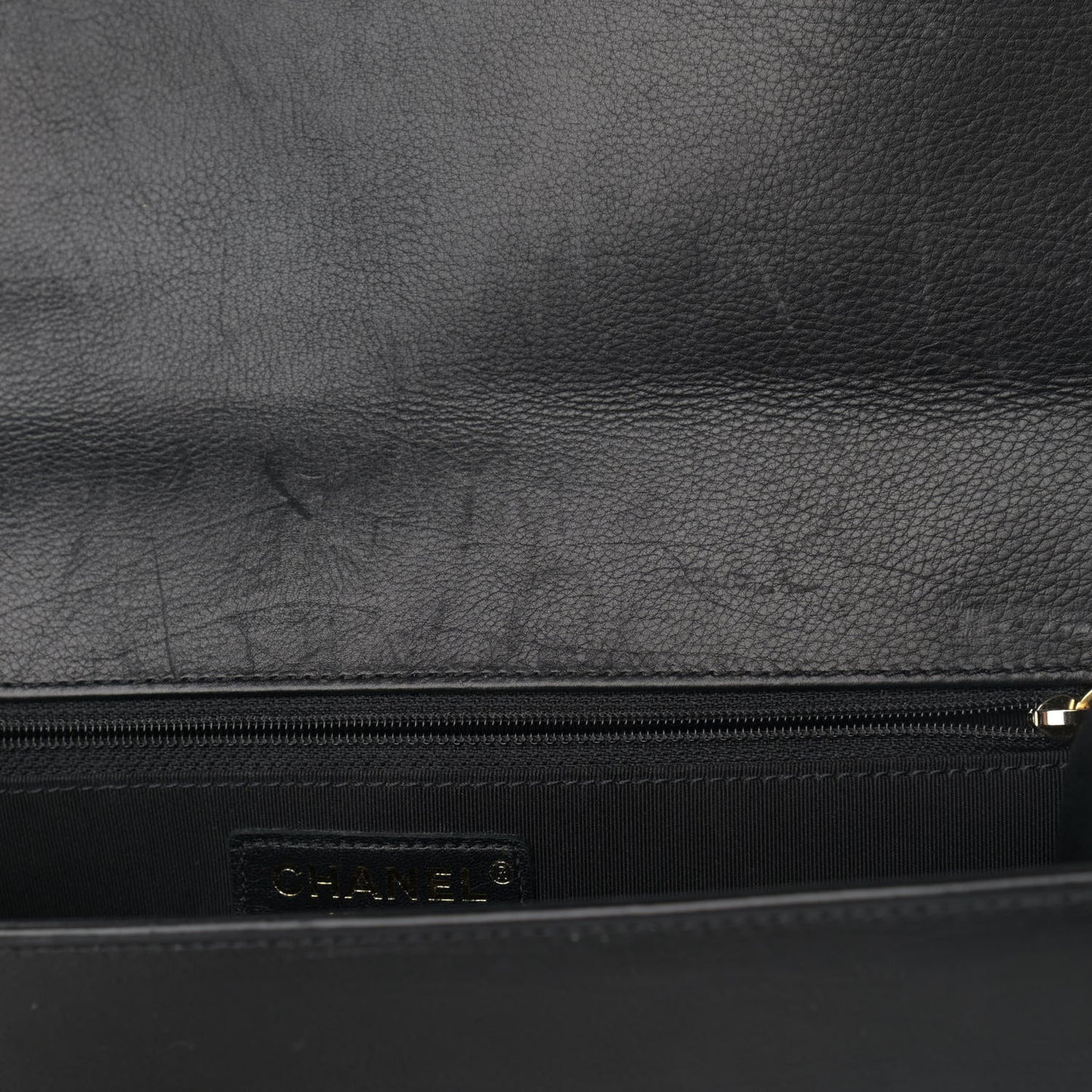 Lambskin Quilted Flap Shoulder Bag Black