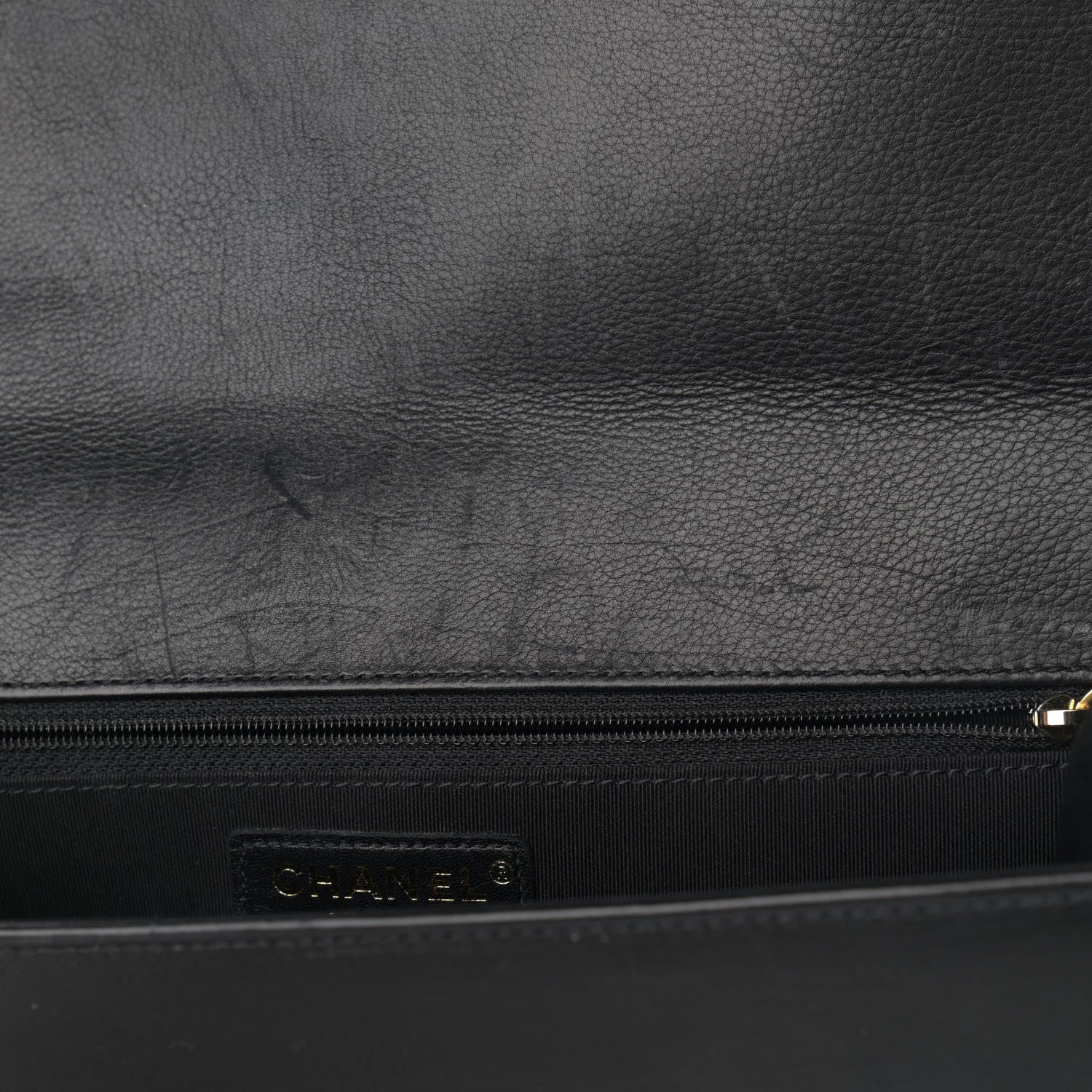 Chanel Lambskin Quilted Flap Shoulder Bag Black 10 of 15