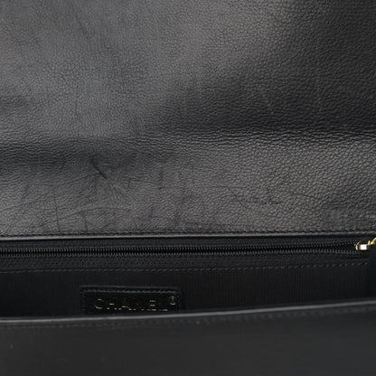 Chanel Lambskin Quilted Flap Shoulder Bag Black 10 of 15