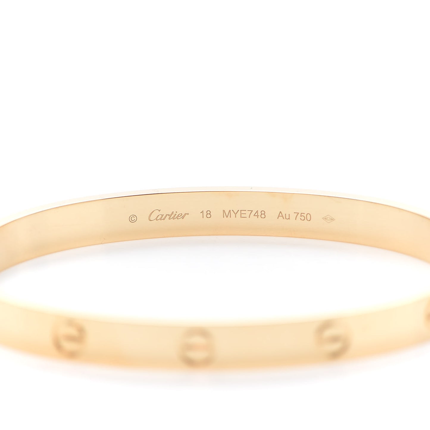 18K Yellow Gold LOVE Bracelet 18
