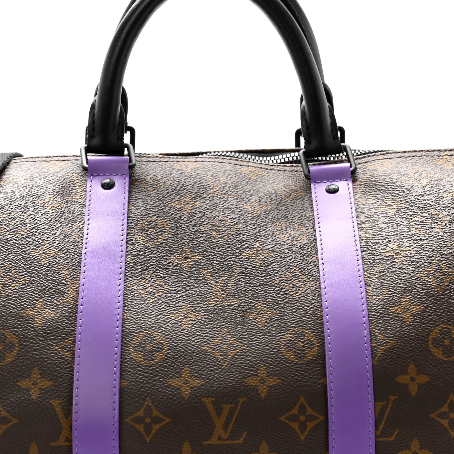 Monogram Macassar Keepall Bandouliere 50 Purple