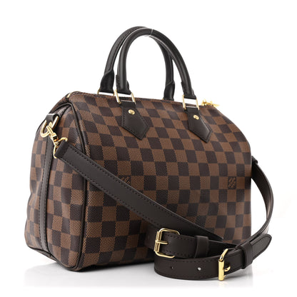 Louis Vuitton Damier Ebene Speedy Bandouliere 25 3 of 10