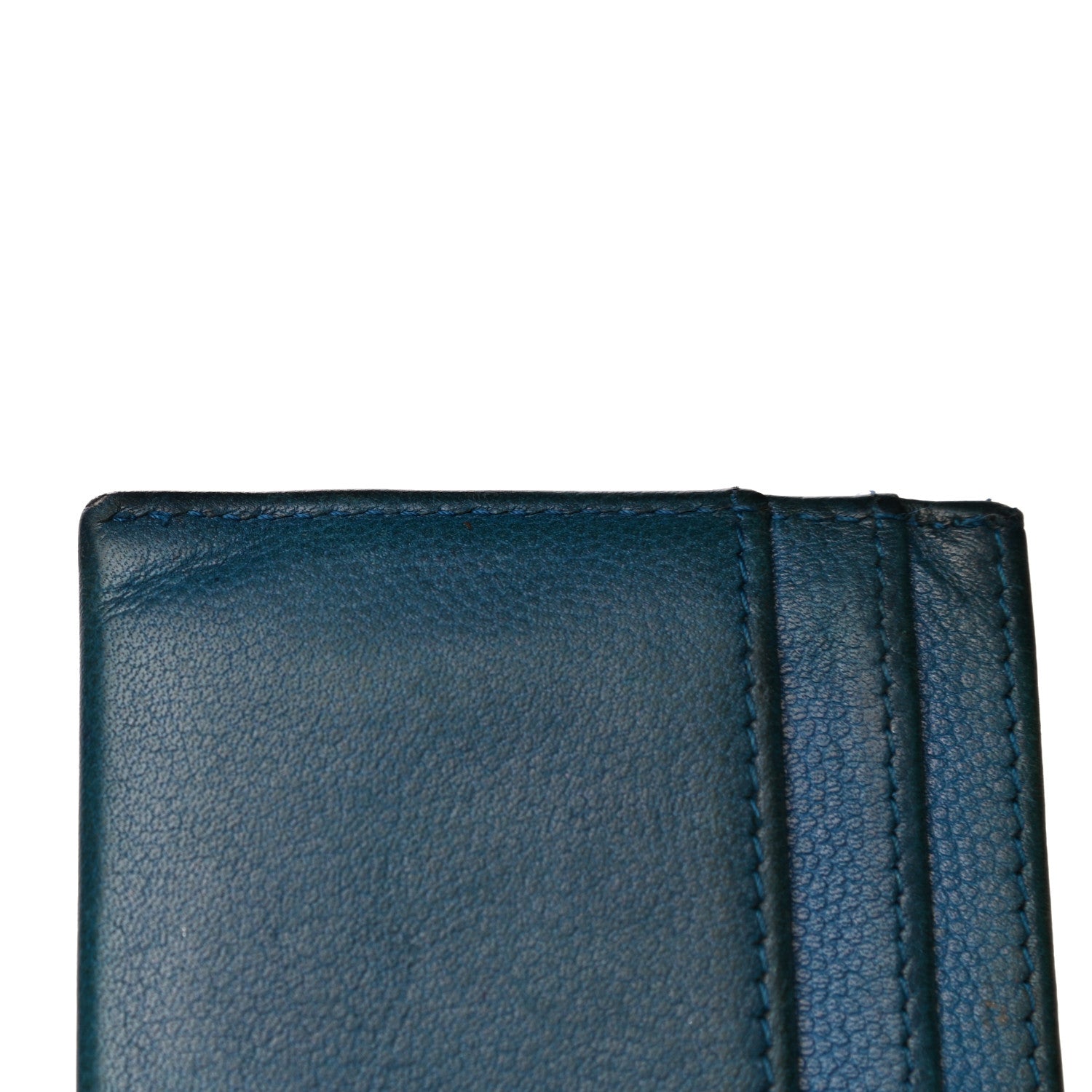Chanel Caviar Card Holder Blue 15 of 15