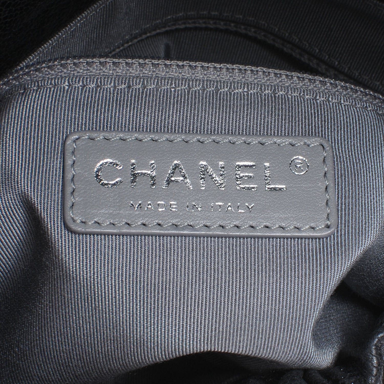 Chanel Glazed Caviar Quilted Small Elastic Flap Black 7 of 8