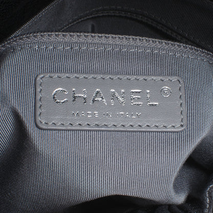 Chanel Glazed Caviar Quilted Small Elastic Flap Black 7 of 8