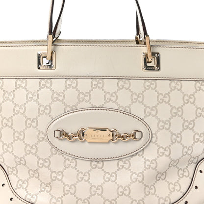 Gucci Guccissima Large Punch Tote Ivory 8 of 10