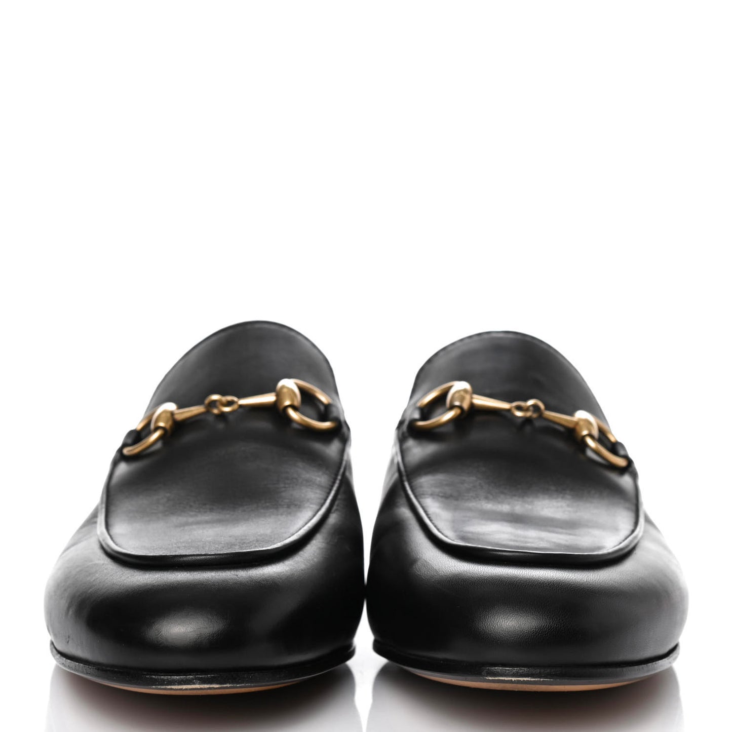 Calfskin Womens Princetown Slippers 35.5 Black