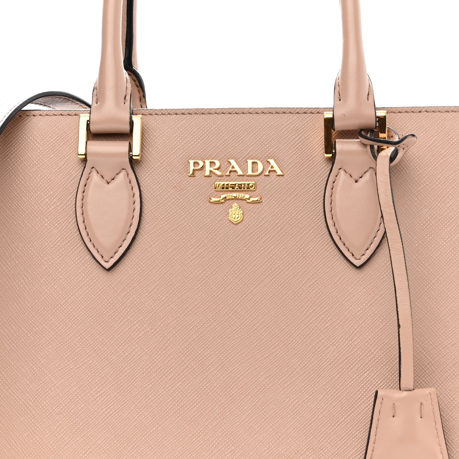 Prada Saffiano Soft Calfskin Small Zippered Tote Cipria 7 of 15