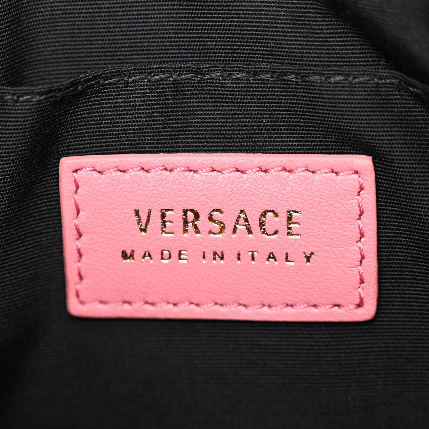 Versace Nappa Quilted Medusa Tribute Icon Flat Crossbody Bag Pink 6 of 11
