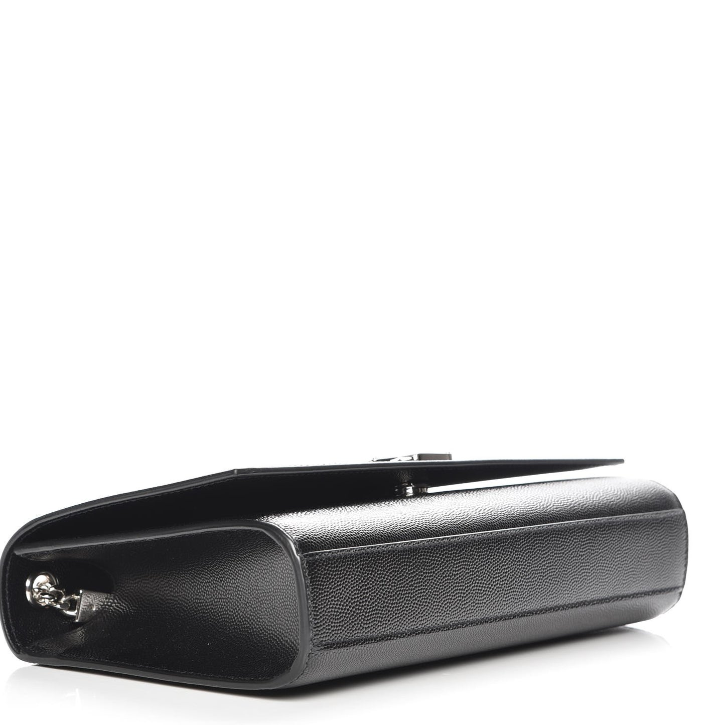 Grain De Poudre Medium Classic Monogram Kate Satchel Black