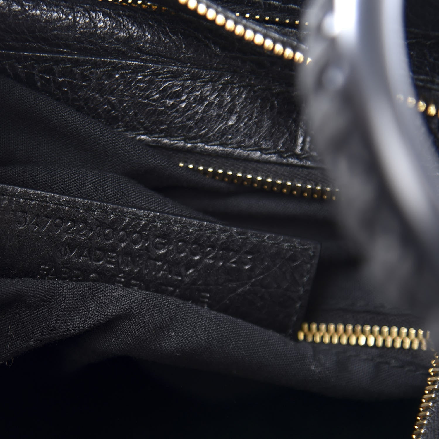 Balenciaga Agneau Giant 12 Gold Hardware Zip Traveler Backpack Black 8 of 10