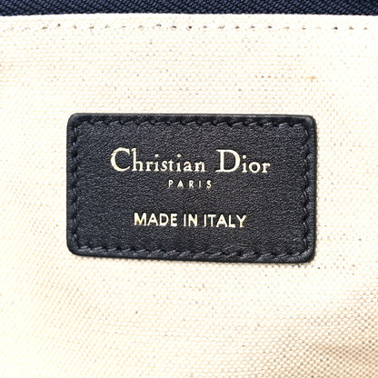 Christian Dior Oblique Pouch Clutch Blue 7 of 10
