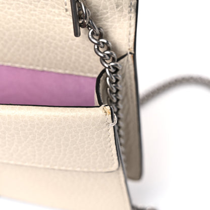 Gucci Dollar Calfskin Crystal Super Mini Dionysus Shoulder Bag Mystic White Black Diamond 12 of 14