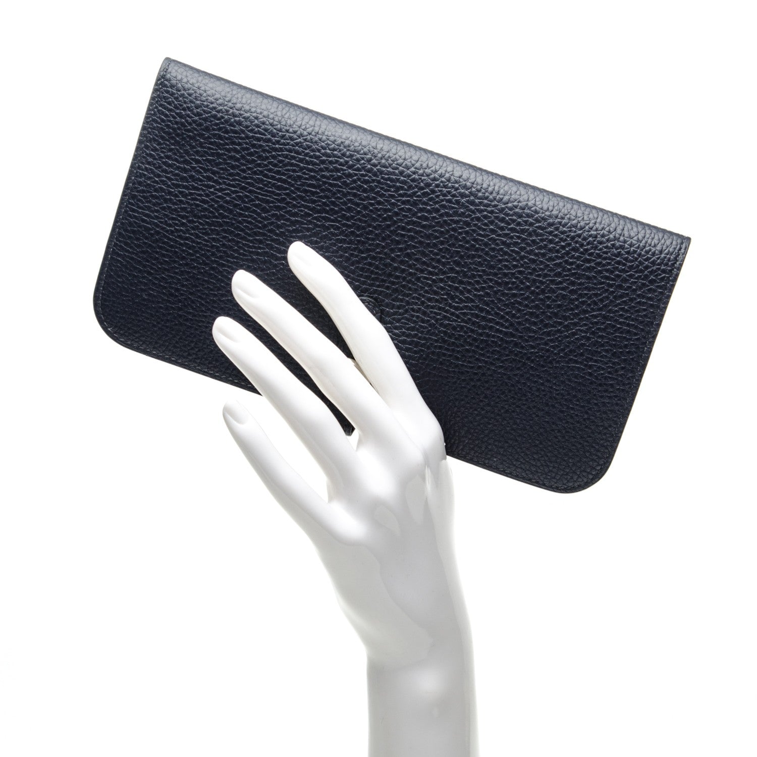 Hermes Togo Dogon Recto Verso Wallet Bleu Nuit 2 of 7