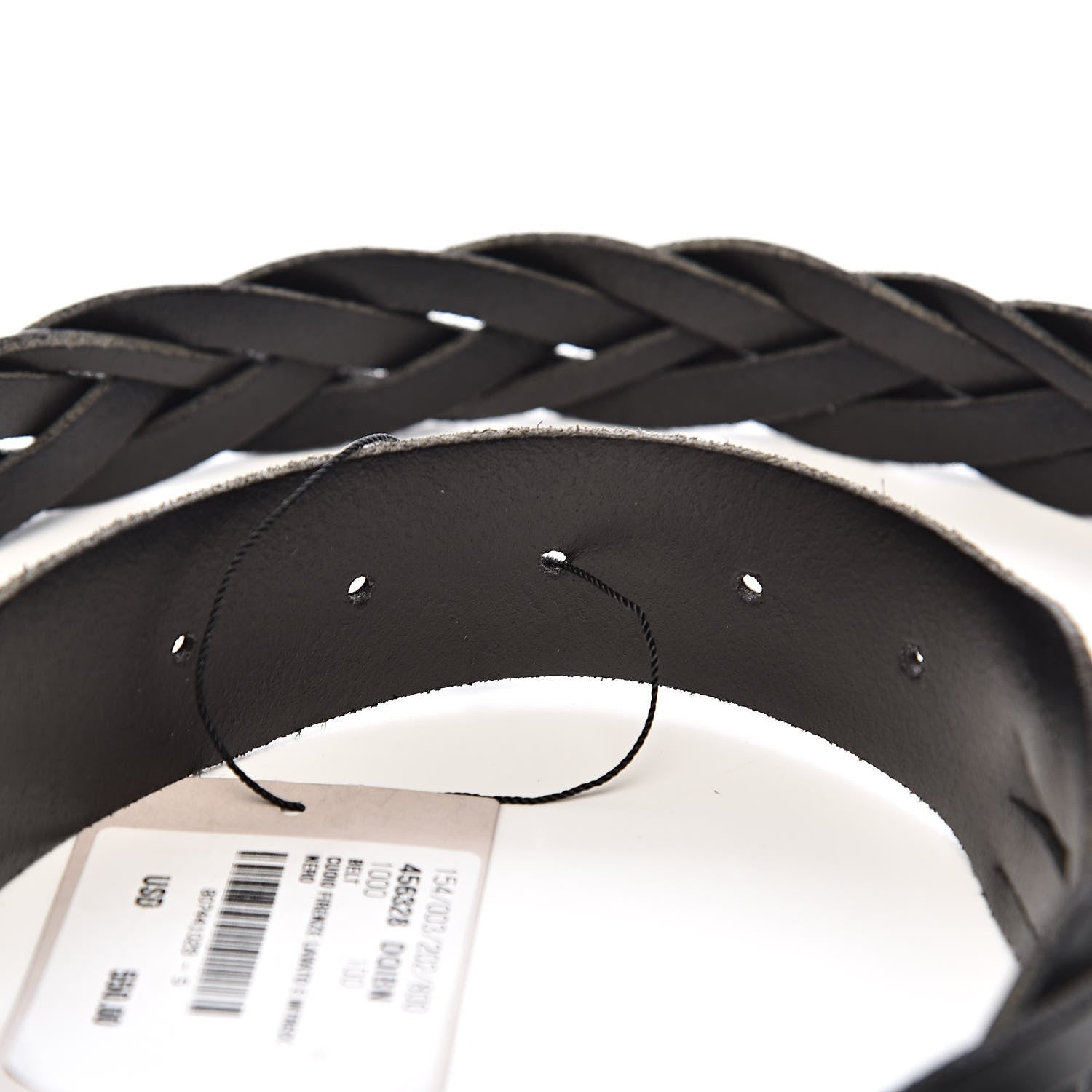 Gucci Calfskin Dionysus Braided Belt 100 40 Black 6 of 6