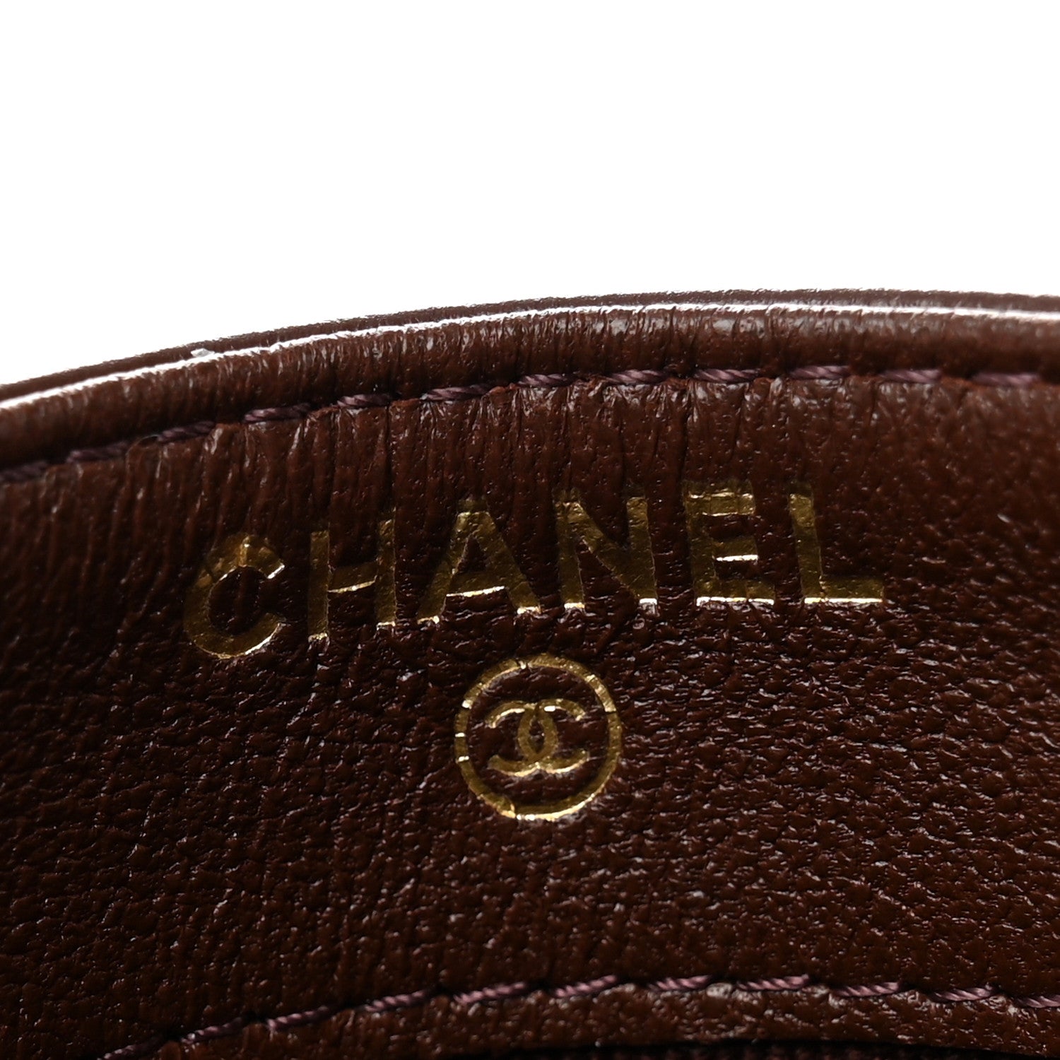 Chanel Lambskin Quilted Card Holder Burgundy 6 of 8