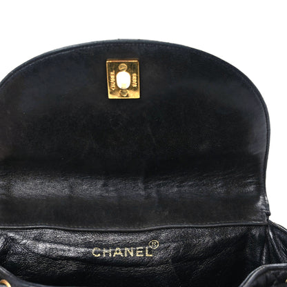 Chanel Lambskin Quilted Backpack Black 19 of 24