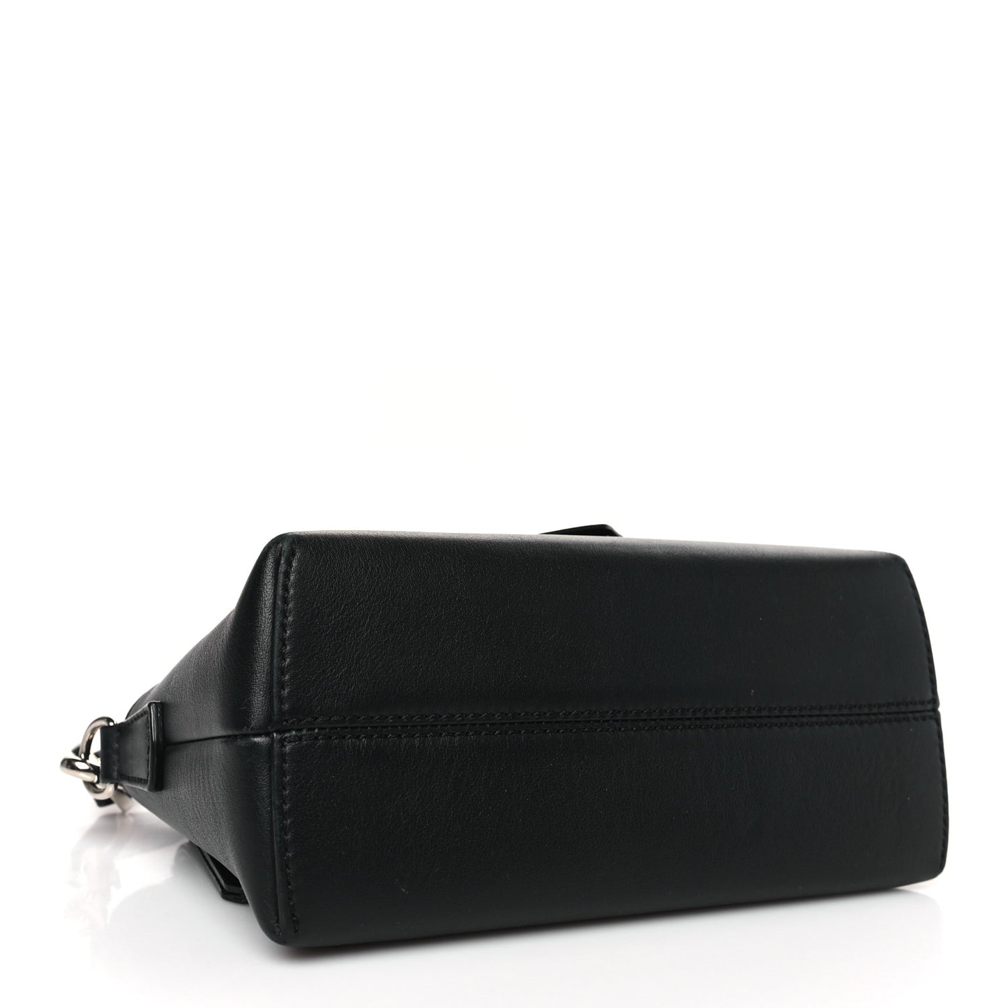Vitello Dolce Bi-Color FF 1974 Embossed Mini By The Way Boston Bag Black Maya