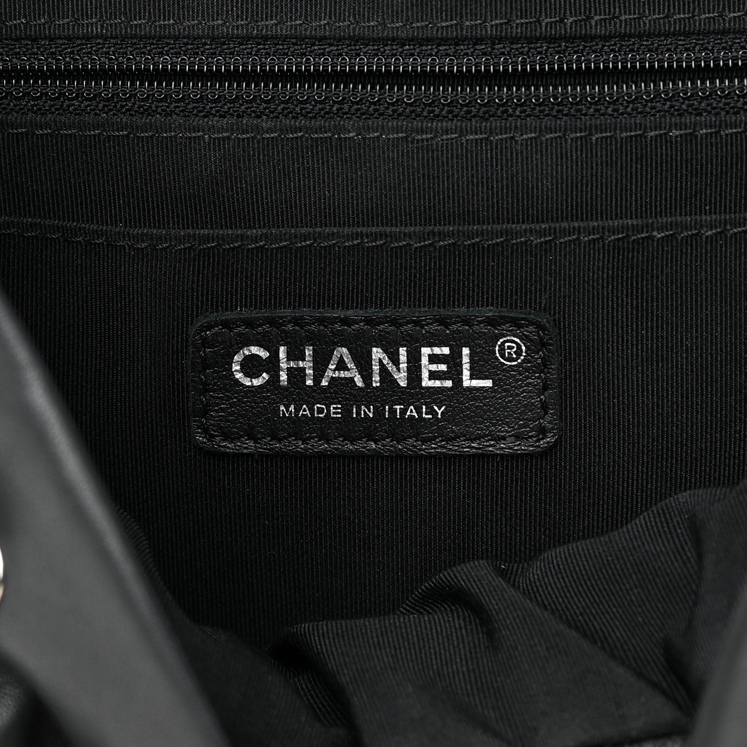 Chanel Calfskin Chevron Quilted Large Urban Spirit Backpack Black 6 of 13