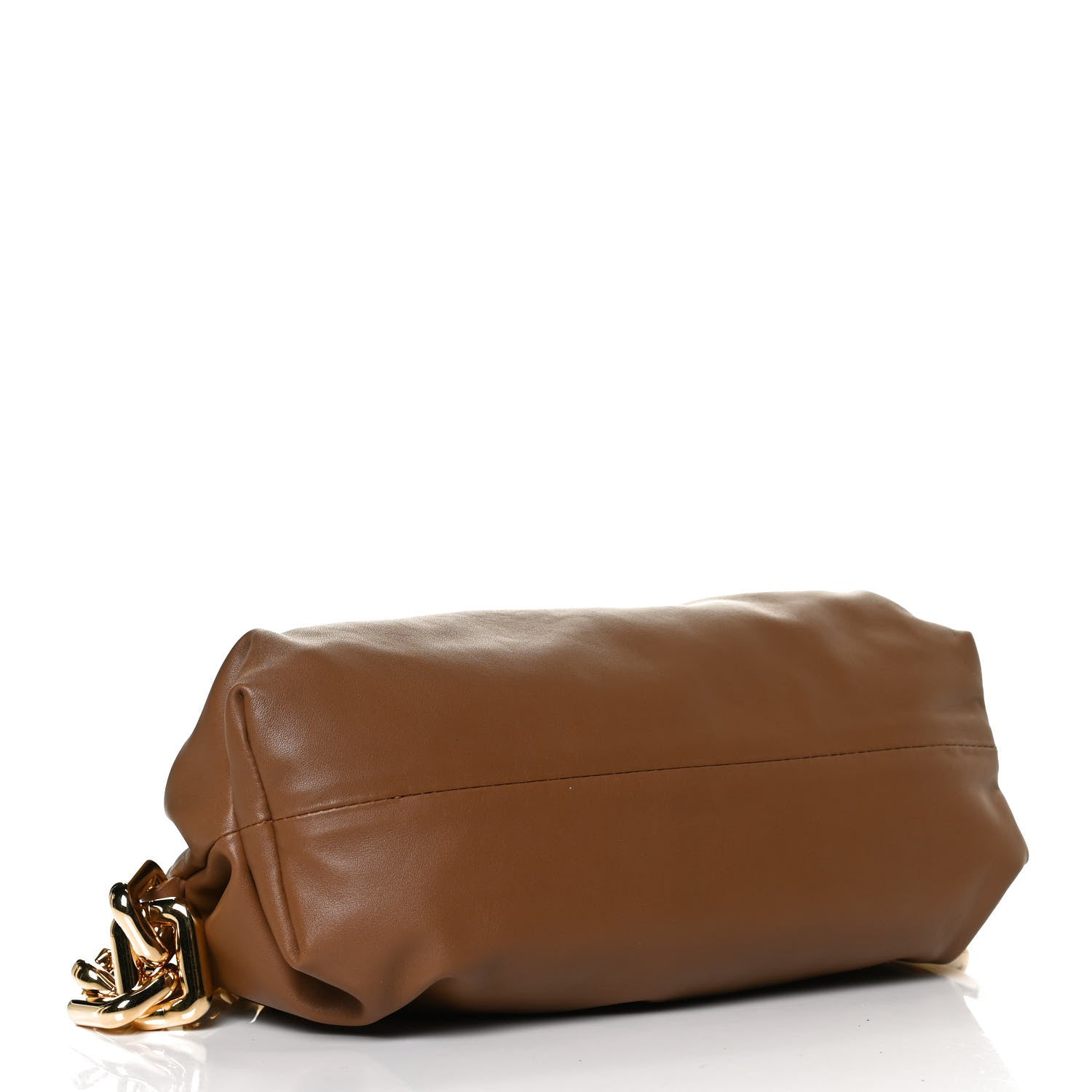 Bottega Veneta Calfskin The Pouch Chain Teak 4 of 10