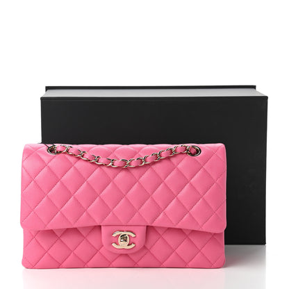 Chanel Caviar Quilted Medium Double Flap Pink 11 of 11
