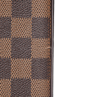 Louis Vuitton Damier Ebene Porte-Cartes Credit Yen Checkbook Wallet 9 of 13
