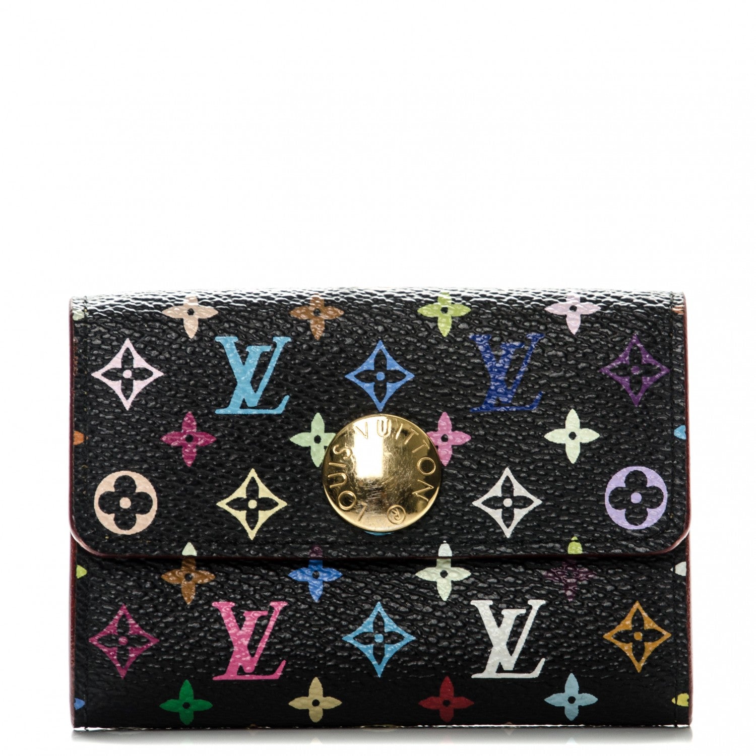 Louis Vuitton Monogram Multicolor Business Card Holder Black 1 of 7