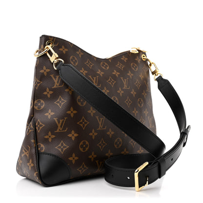 Louis Vuitton Monogram Odeon MM Black 3 of 9