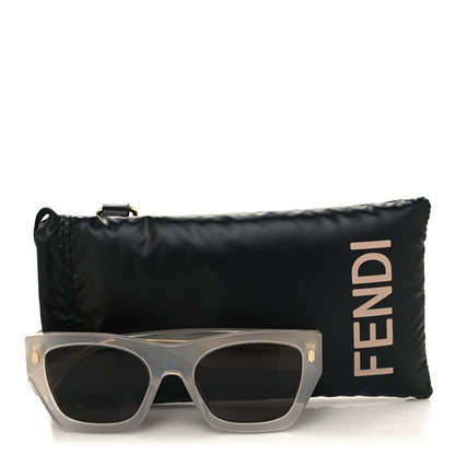 Fendi Acetate Fendi Roma Square Sunglasses FE40100I White 2 of 7