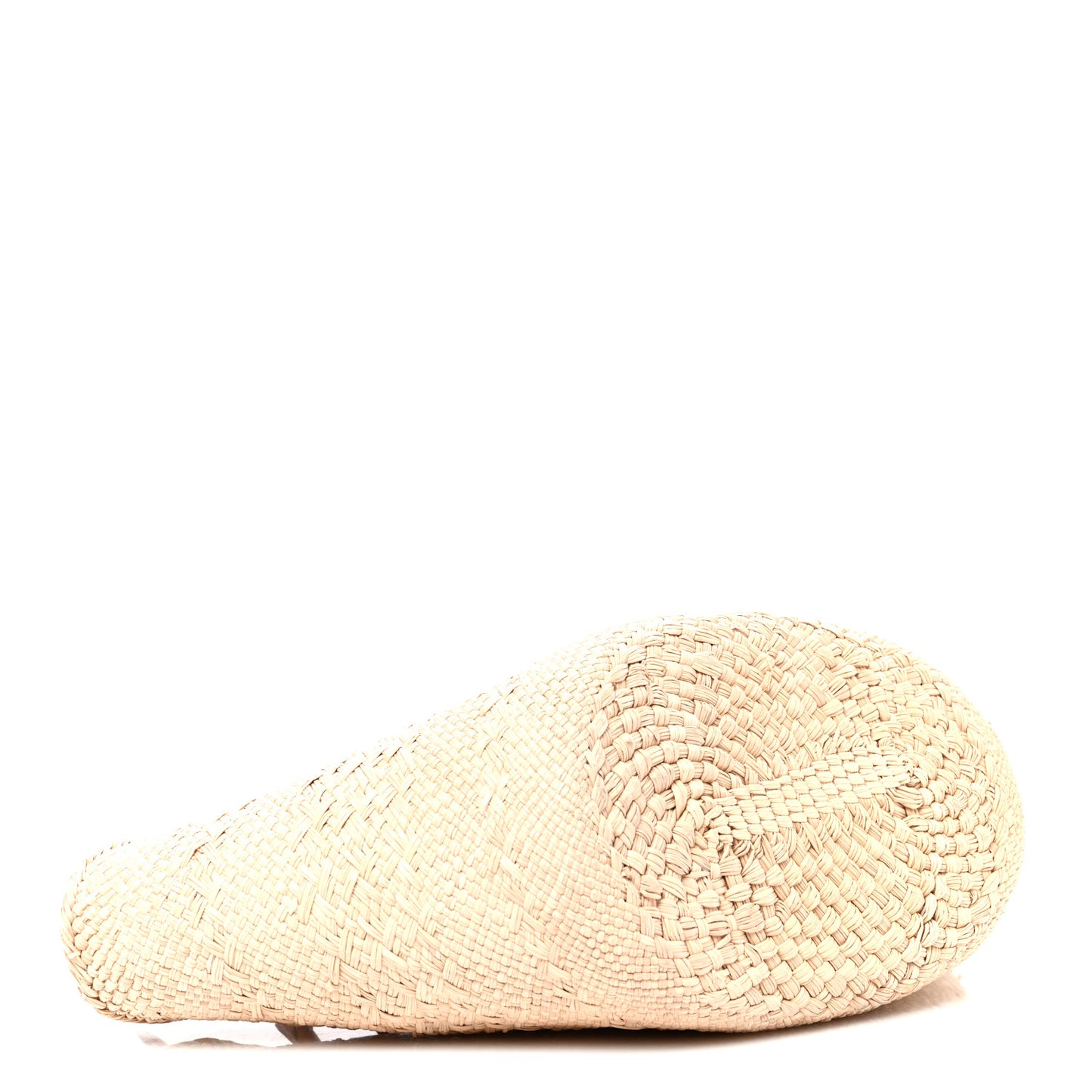 Calfskin Raffia Paulas Ibiza Small Anagram Basket Tote Bag Natural Tan