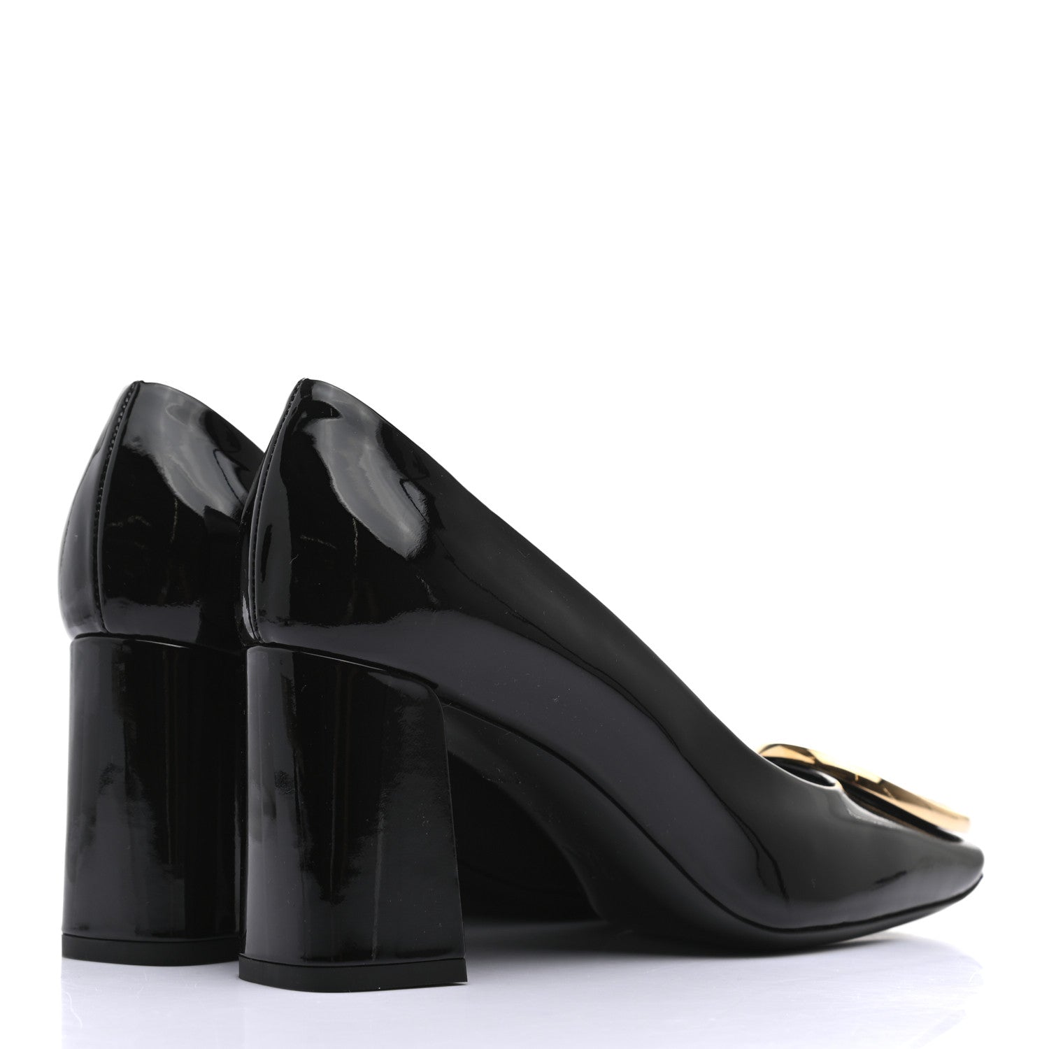 Louis Vuitton Patent Madeleine Pumps 36 Black 4 of 8
