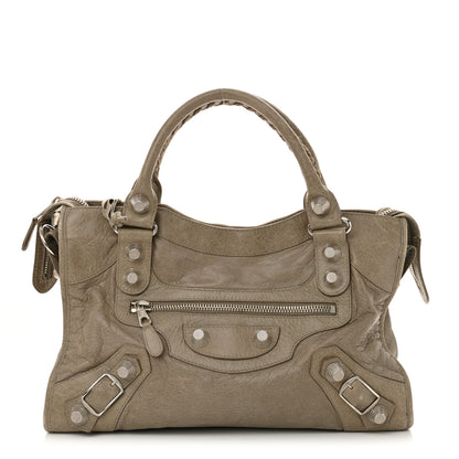 Balenciaga Agneau Giant 21 Silver Hardware City Papyrus 1 of 12