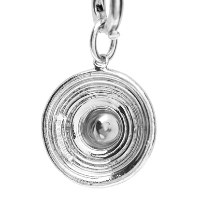 Tiffany Sterling Silver Straw Hat Charm Bracelet 3 of 3