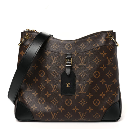 Louis Vuitton Monogram Odeon MM Black 1 of 9