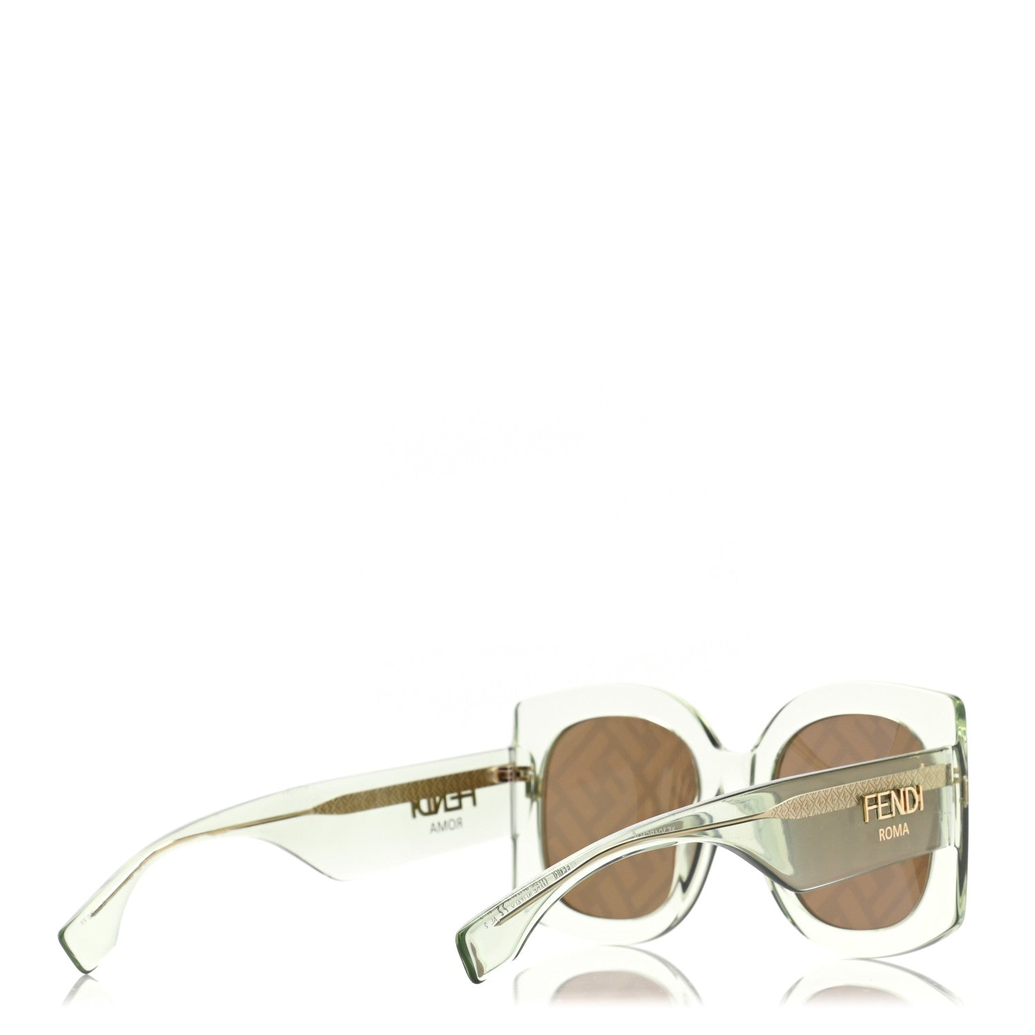 Fendi Acetate FF Sunglasses FF 0436/G/S Green 4 of 6