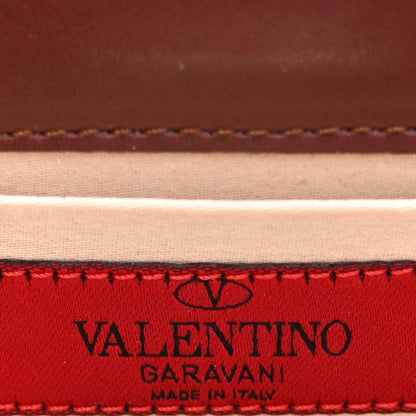 Valentino Garavani Snakeskin Crystal Clutch Brown Multicolor 6 of 10