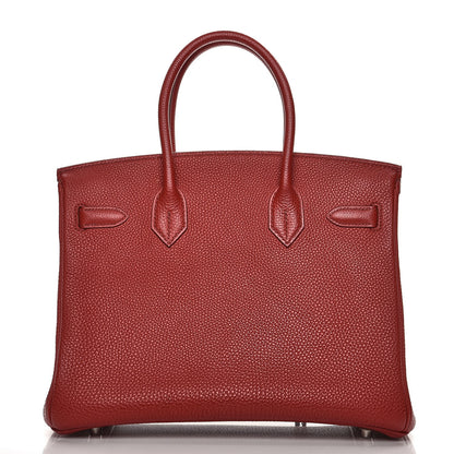 Hermes Togo Birkin 30 Rouge Garance 4 of 39