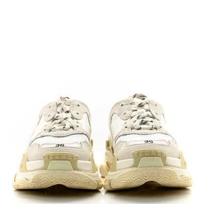 Balenciaga Fabric Mesh Womens Triple S Sneakers 36 White 2 of 12