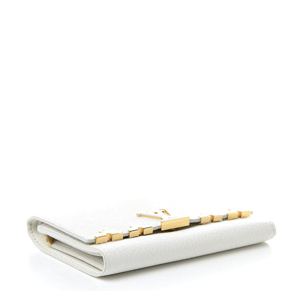 Louis Vuitton Taurillon Capucines Compact Wallet White 4 of 8