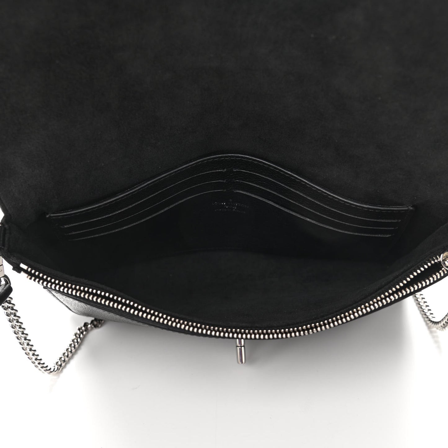 Soft Calfskin My Lockme Pochette Black