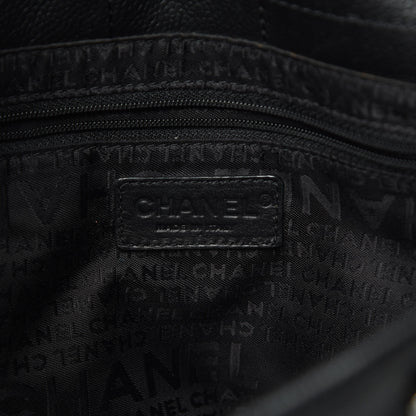 Chanel Caviar Square Stitched Tote Black 6 of 14