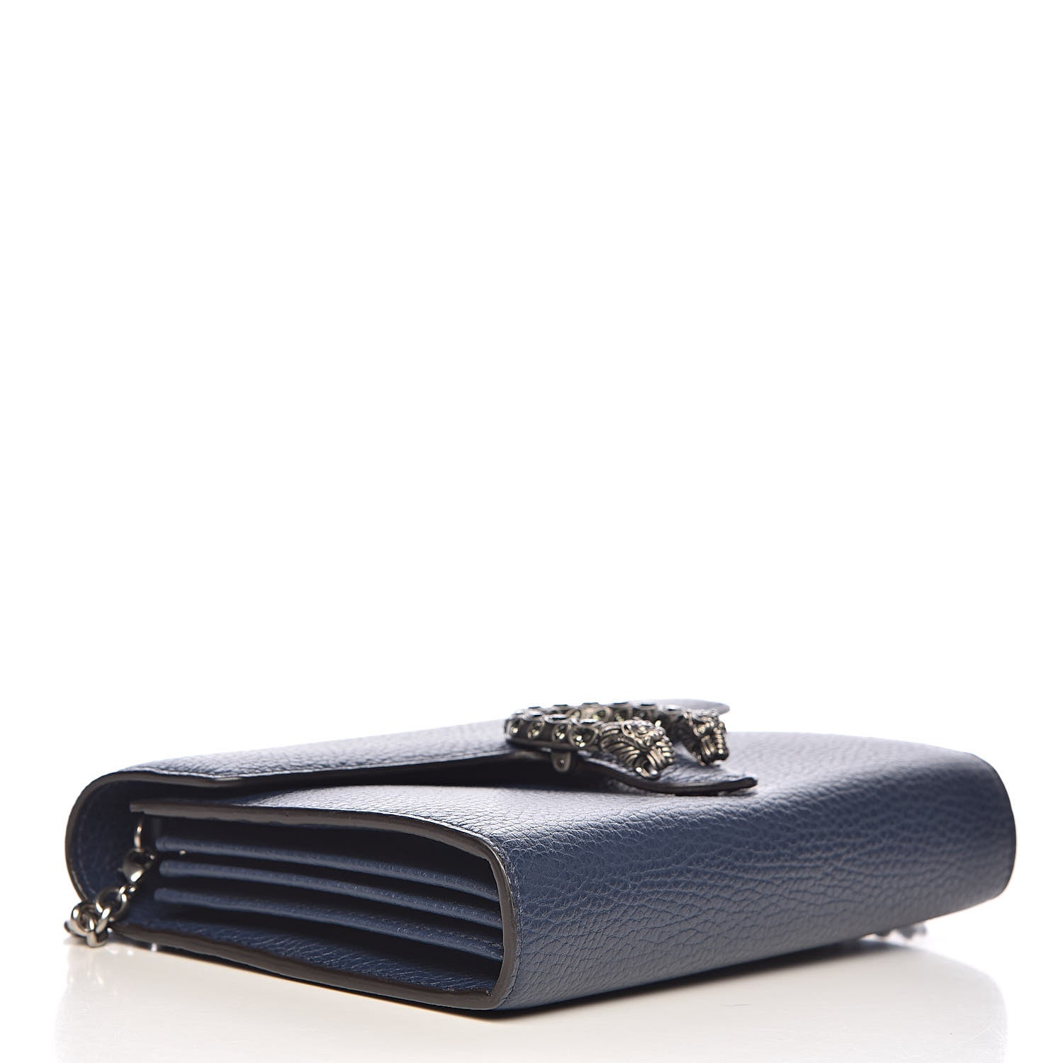 Gucci Dollar Calfskin Crystal Mini Dionysus Chain WalletCalfskin Mini Dionysus Chain Wallet Blue Agata Black Diamond 4 of 11