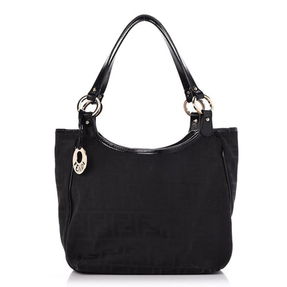 Fendi Zucca Small Chef Shopping Tote Black 1 of 10