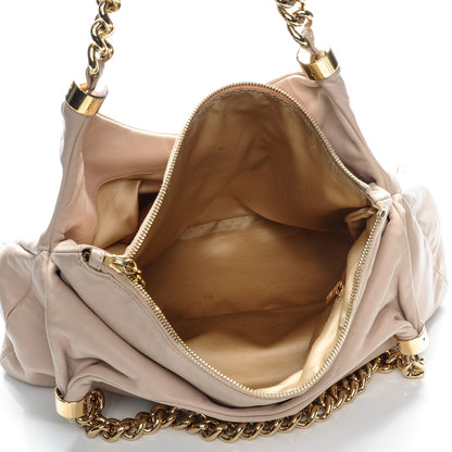 Chanel Calfskin Rodeo Drive Hobo Beige 5 of 14