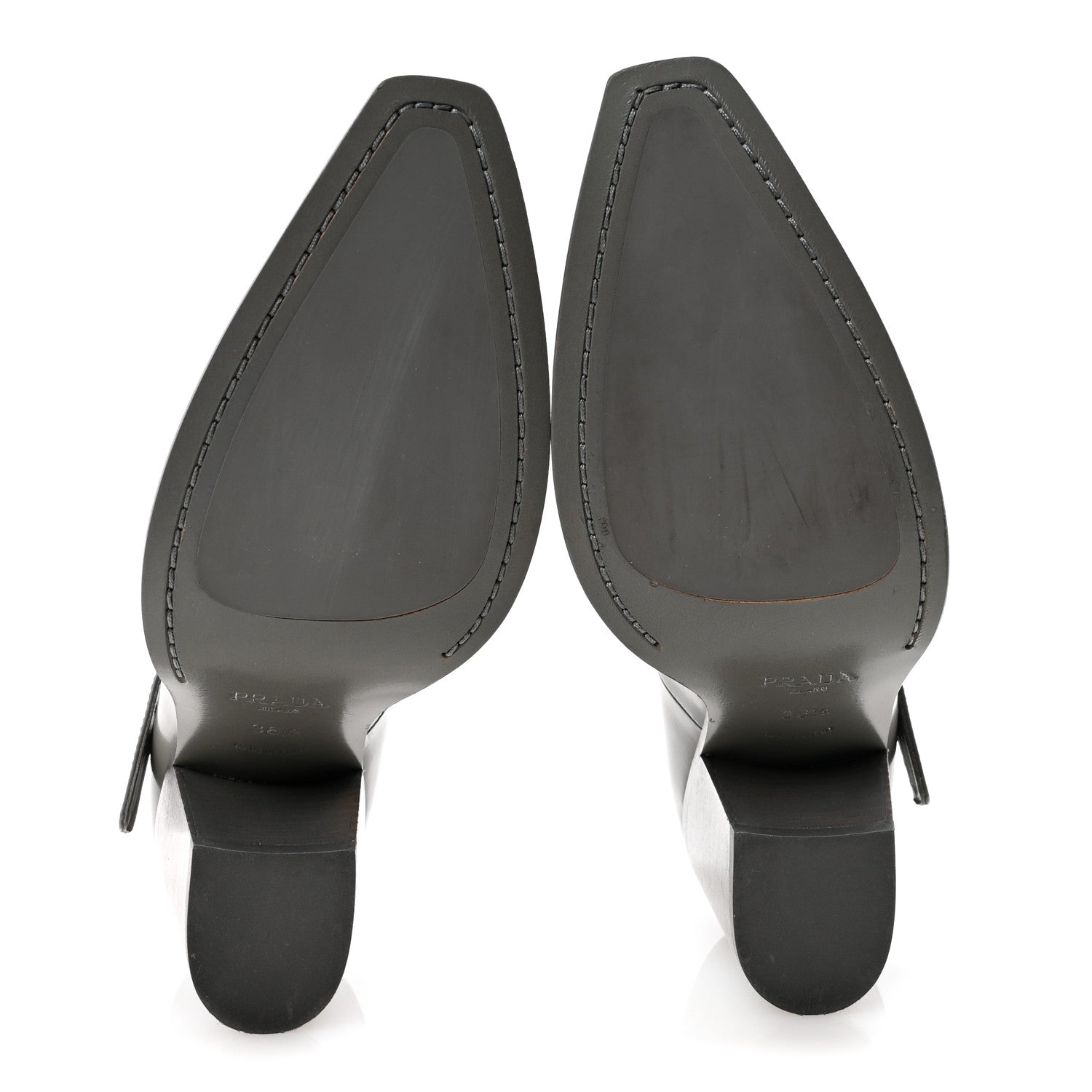 Prada Spazzolato Mary Jane 90mm Pumps 36.5 Marmo 6 of 9