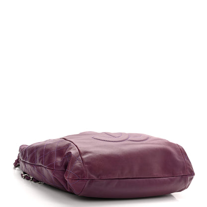 Chanel Caviar 31 Drawstring Tote Purple 4 of 10