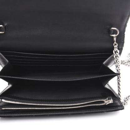 Gucci Velvet GG Monogram Mini Dionysus Chain Wallet Black 5 of 11
